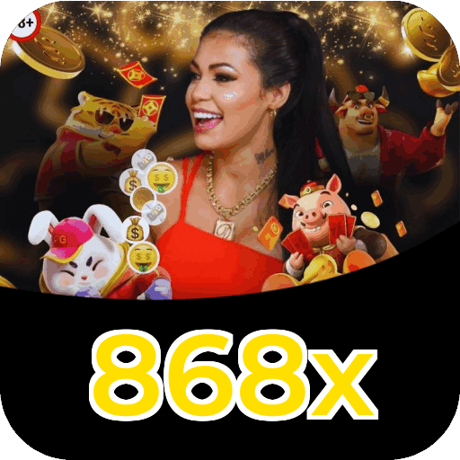 Interface do aplicativo 868x mostrando jogos disponíveis no iOS e Android